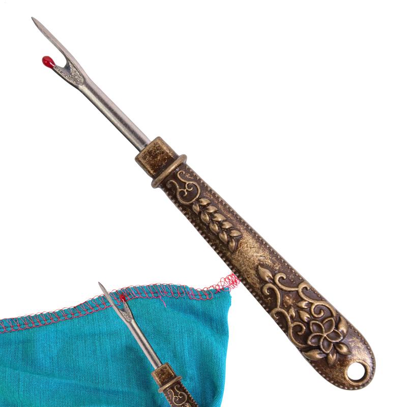 Seam Ripper Tool - シームリッパーツールヴィンテージ糸リッパーツール金属糸リッパーユニピッカー多用途縫製シームカッター縫い糸を除去するため