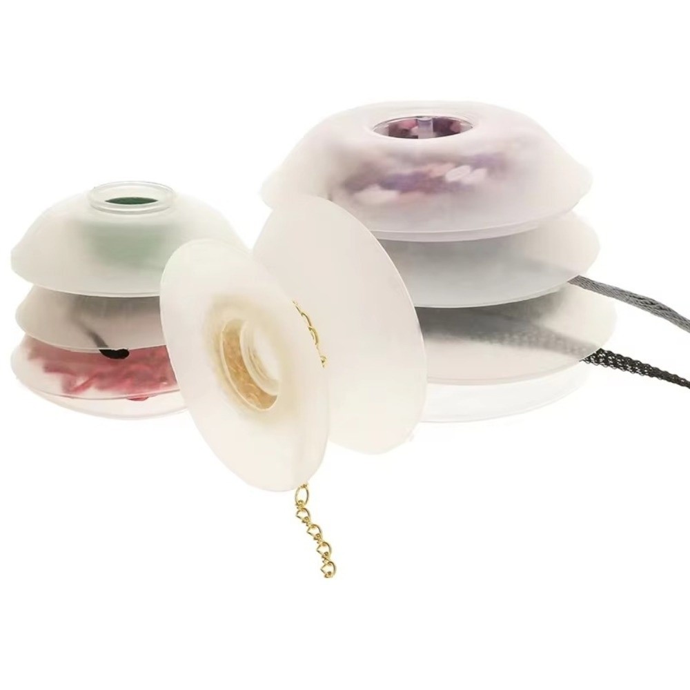 Thread Bobbins Empty - 空のスプール、空のボビンスプール、ボビンスプール、縫製用ボビン、クロスステッチツール、DIYリボン刺繍糸巻きツール