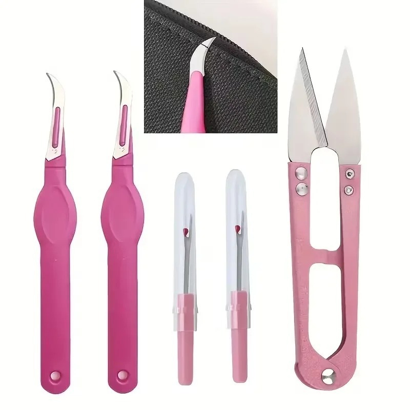 Seam Ripper Tool - シームリッパーと糸取りキット、縫い目カッター、ステッチリッパーツール、糸取り用トリミングハサミ
