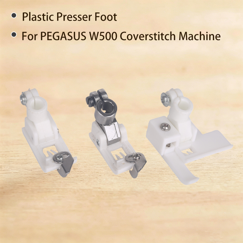 Sewing Production - W500 600 三針五本糸ミシン プラスチック押さえ金 5.6 鉄製ハンドル