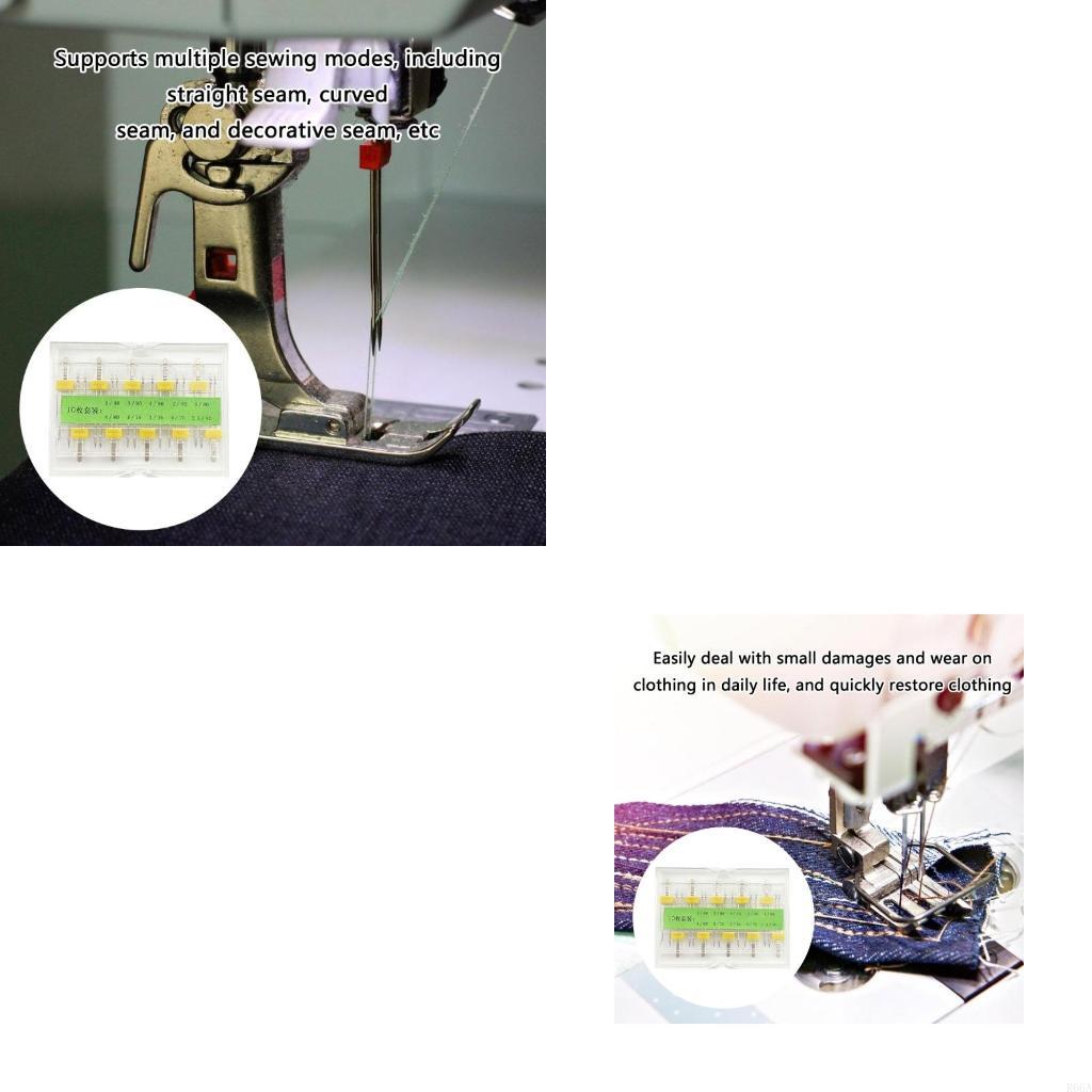 Twin Needle Stretch - R66A 10 個ミシン針ストレッチ二本針二本針家庭用ミシンアクセサリー