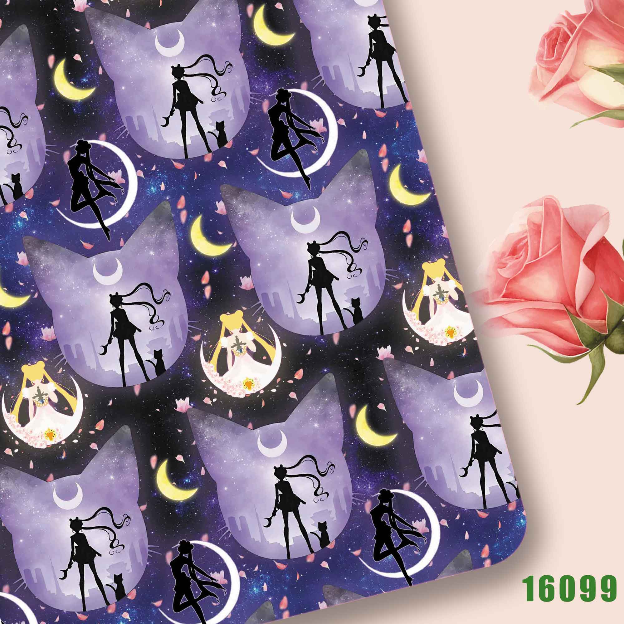 Sewing Production - 漫画生地ホット DIY140*50 センチメートル手作り縫製パッチワークキルティングベビードレスホームシートプリント生地 Fabric16097