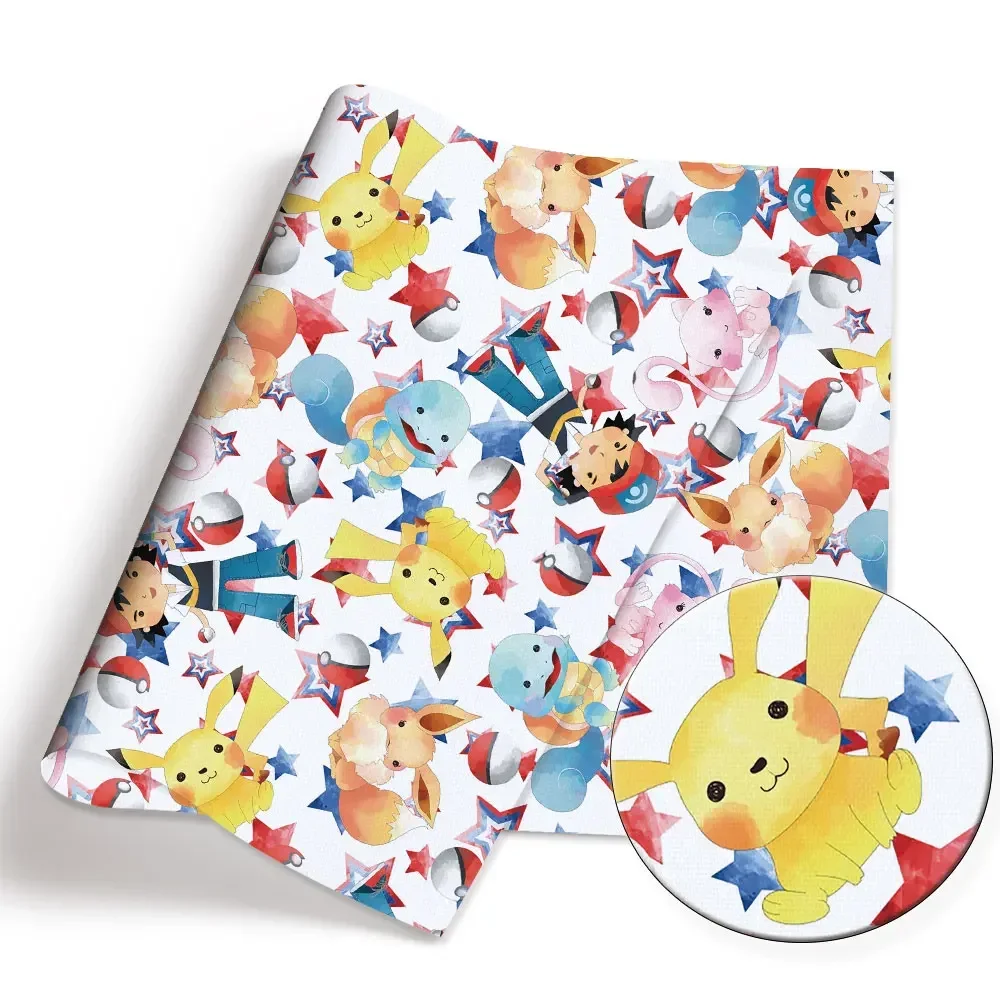 ポケモン漫画生地 140*50 センチメートル手作り縫製パッ - Sewing Production のレビューと価格