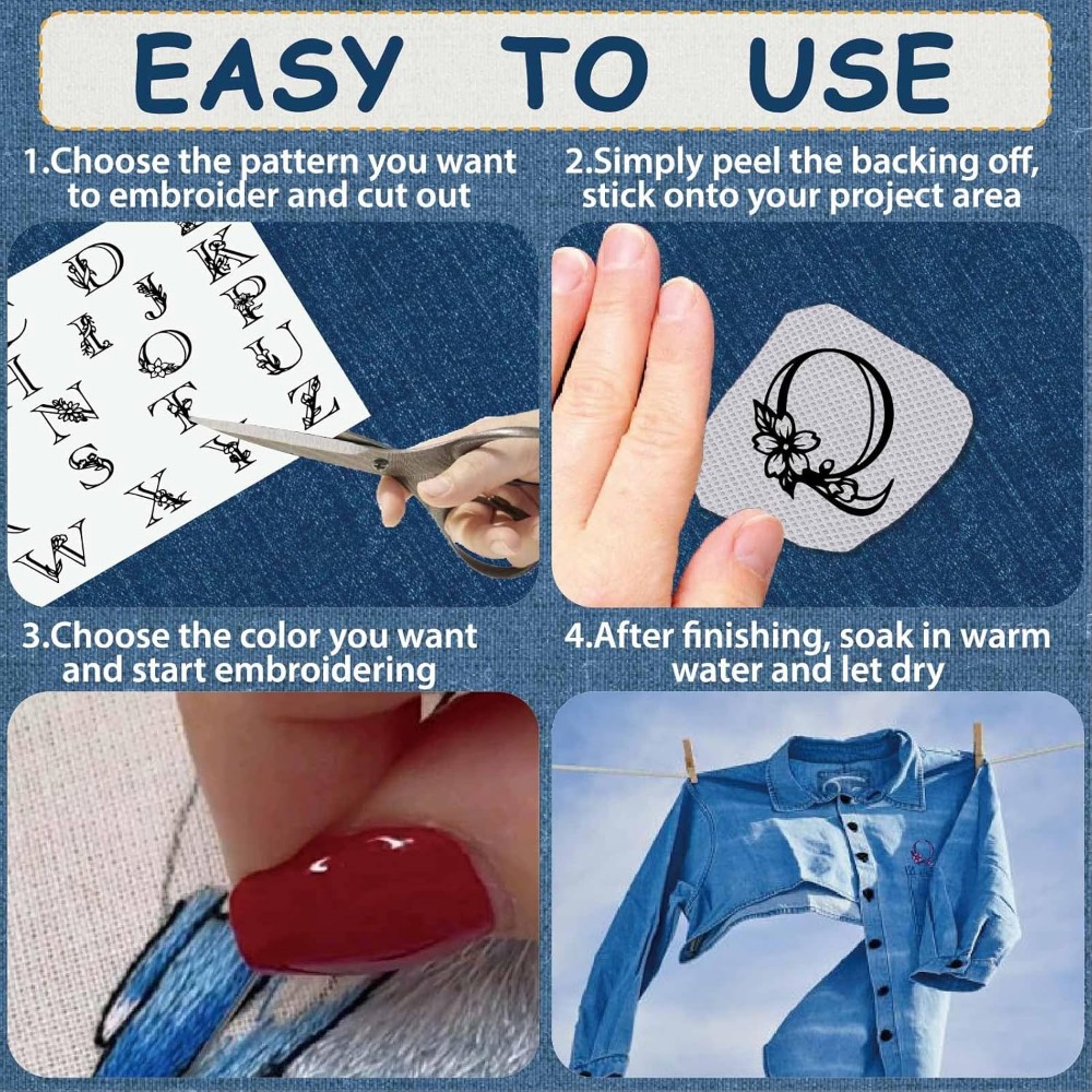 水溶性刺embroideryスタビライザー,手縫いスティック - Sewing Kit のレビューと価格