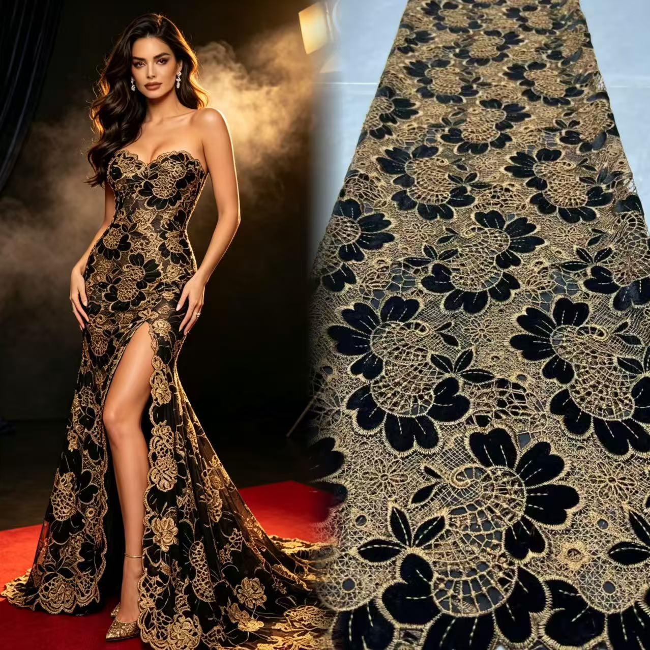 2026年新作高品質ベルベットレース生地 ナイジェリアン・ト - Sewing Velvet Fabric のレビューと価格