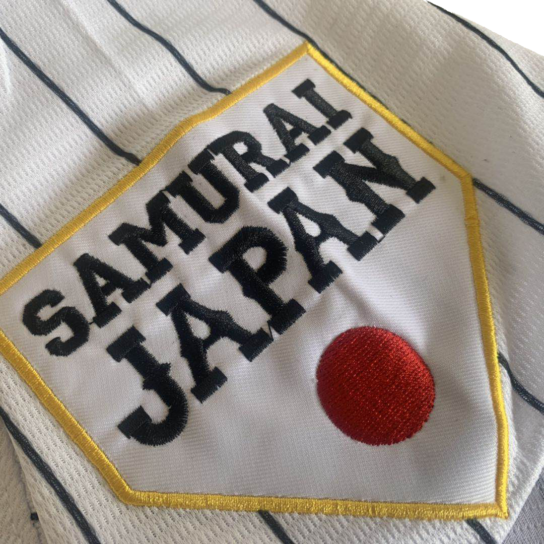 高品質野球ジャージ 日本 16番 大谷 縫製 刺繍 白黒スト - Sewing Knit のレビューと価格