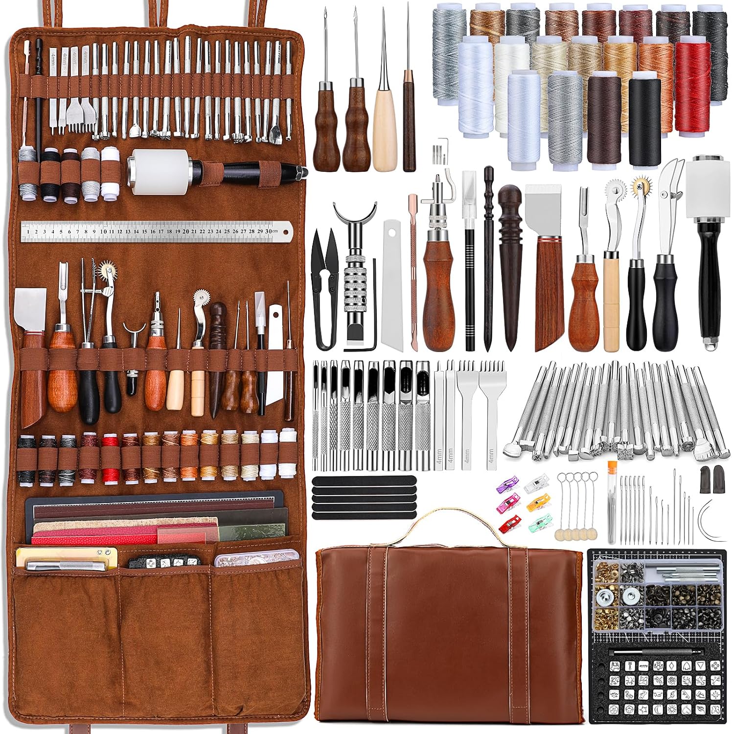 レザーツールキット レザークラフトツール レザーワーキングキ - Sewing Kit のレビューと価格
