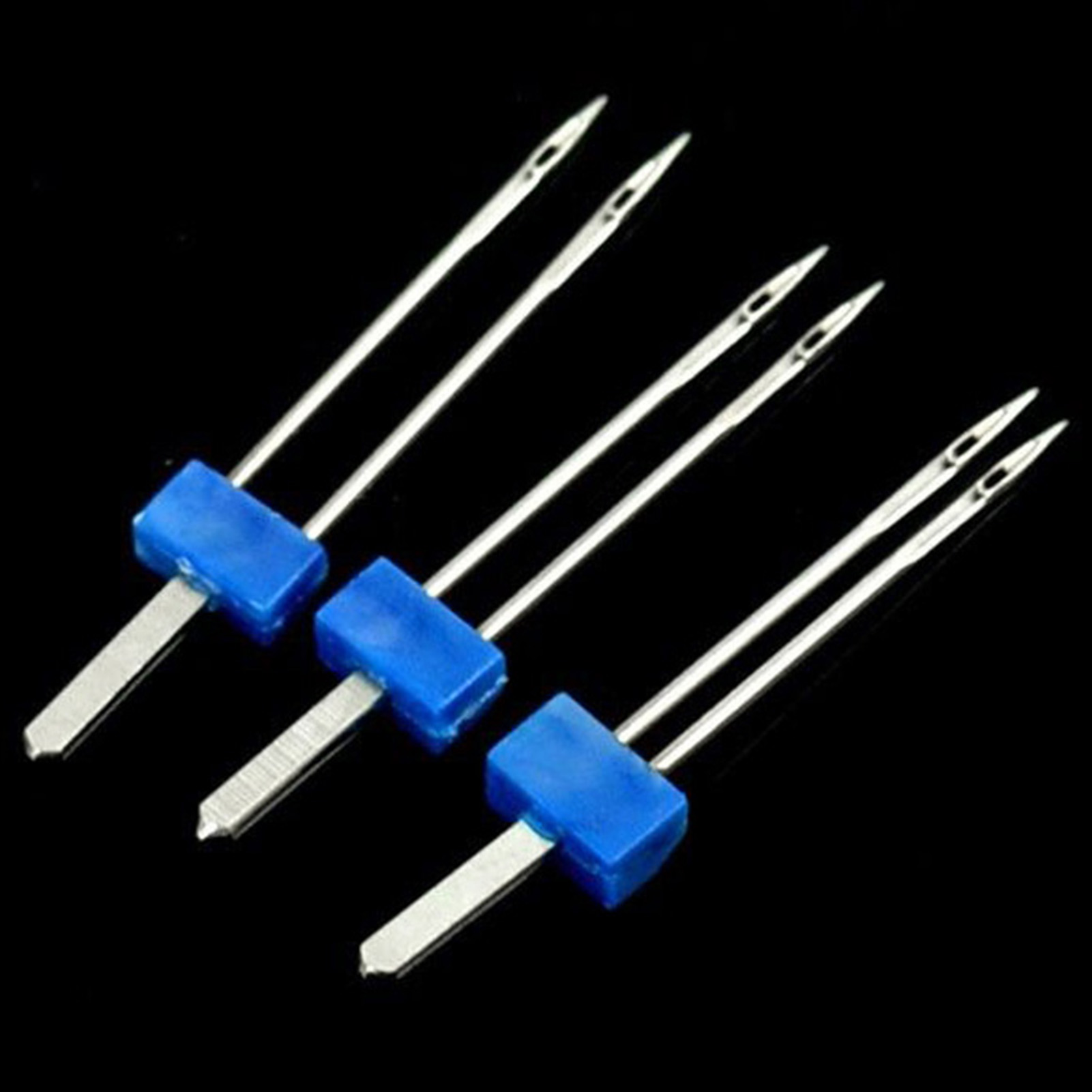 3本セット ツインニードル ソーイングマシン用 ステンレス製 - Twin Needle Stretch のレビューと価格
