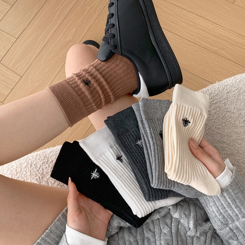 メンズダブルニードルソックス,日本のコットンニットソックス, - Twin Needle Stretch のレビューと価格