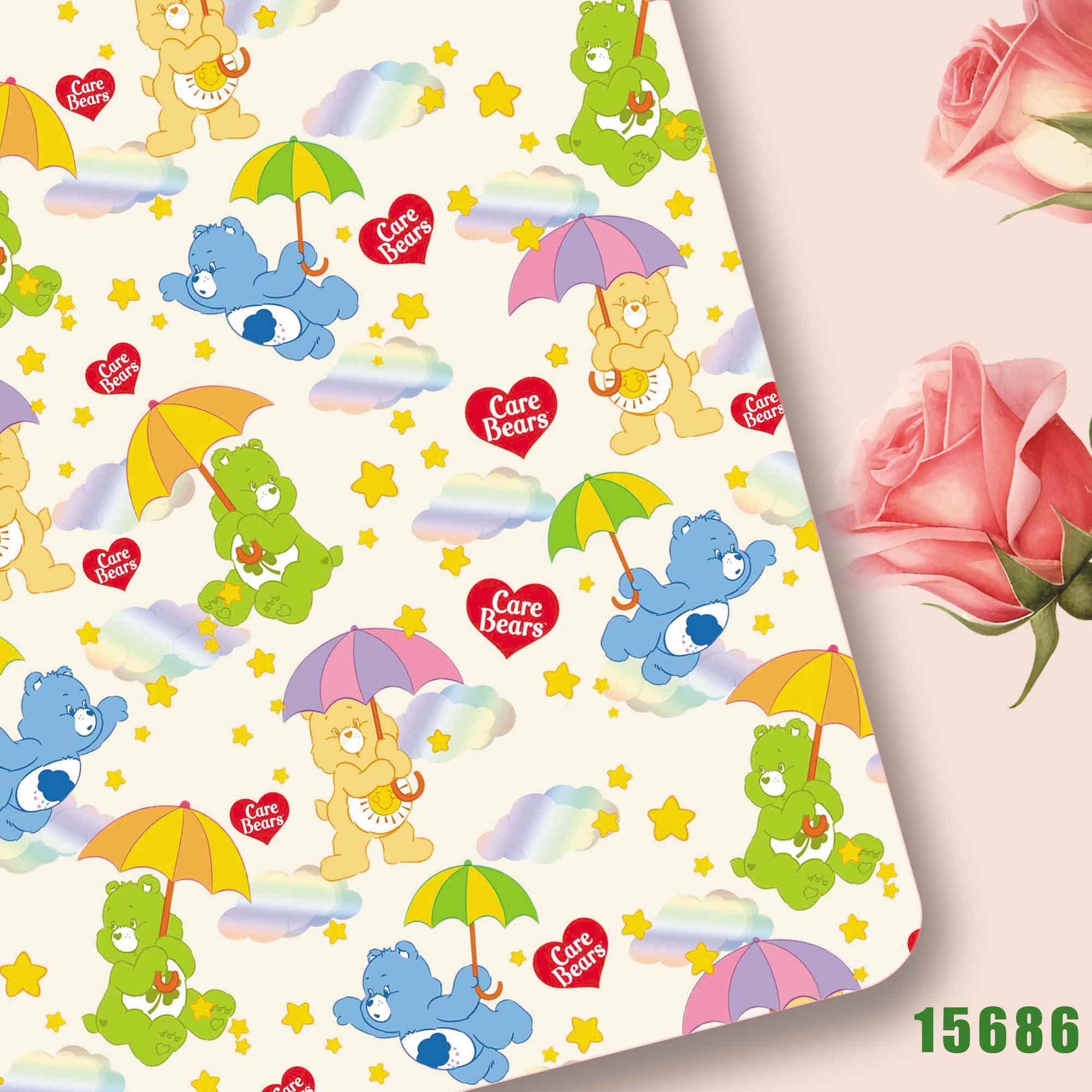 140x50CM 漫画柄生地 DIY ケアベアーズ柄 ポリエ - Sewing Production のレビューと価格
