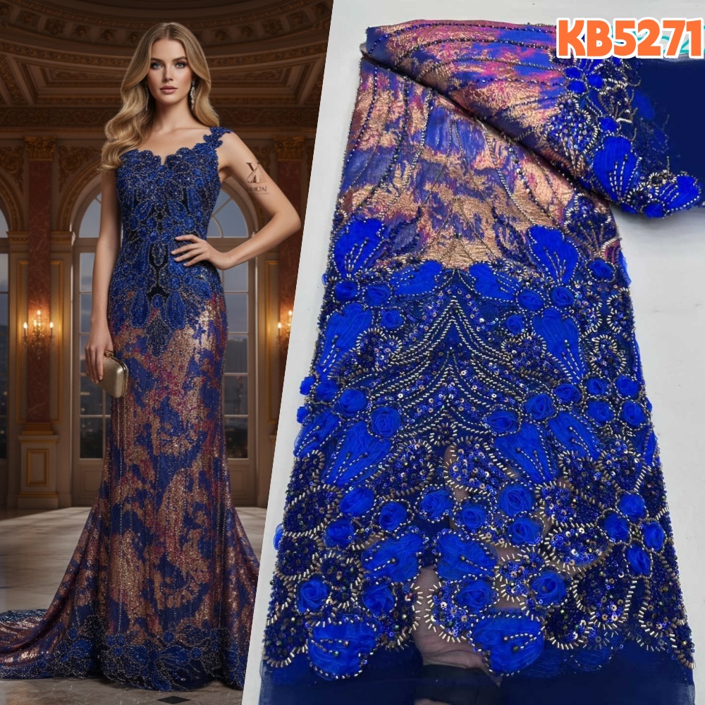 ナイジェリアレース生地 5 ヤード高品質 2025 シーケン - Sewing Velvet Fabric のレビューと価格