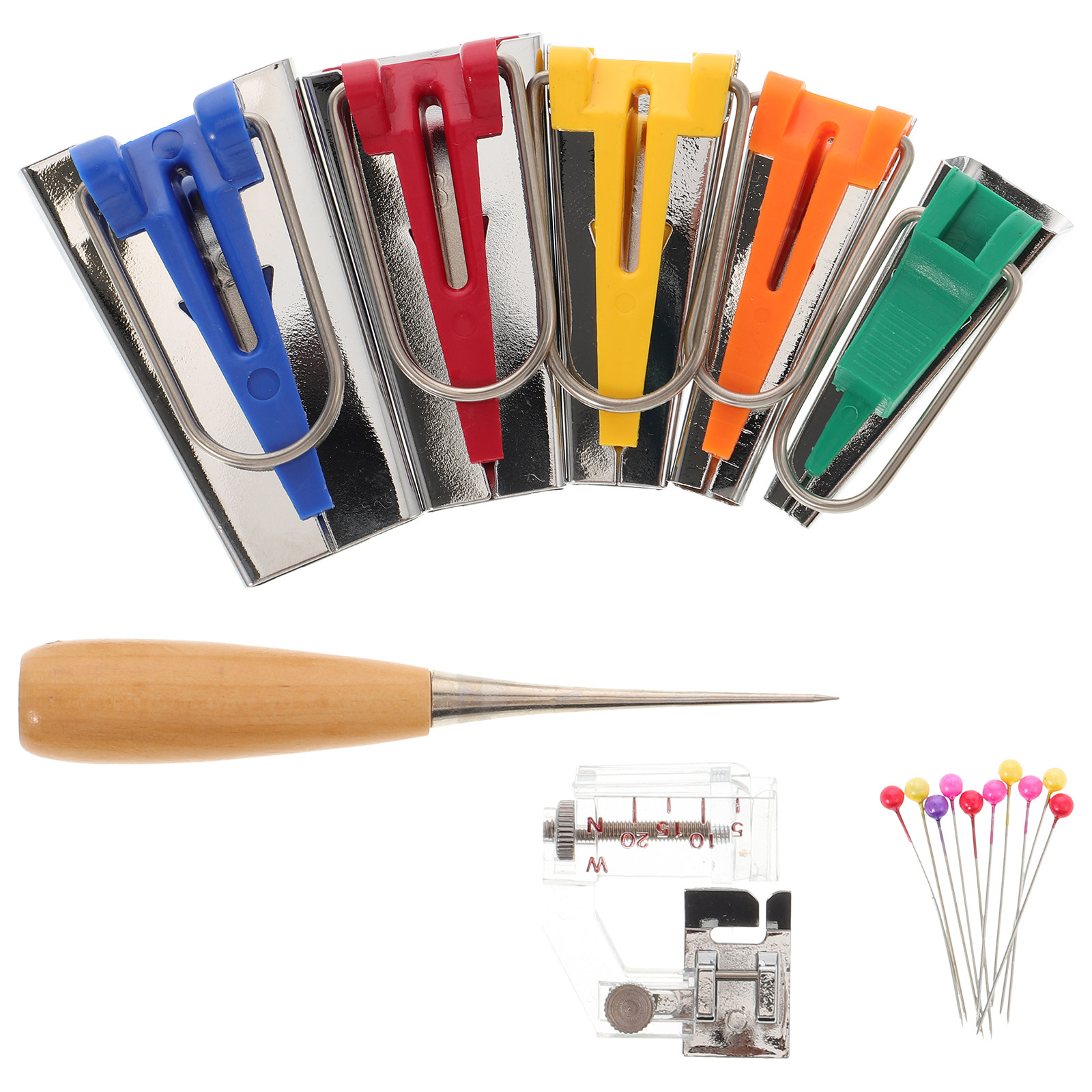 1セット バイアステープメーカー セット プロフェッショナル - Sewing Kit のレビューと価格